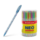Ручка шариковая ErichKrause Neo Candy, цвет чернил синий (в тубусе по 60 шт.)