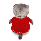 Мягкая игрушка BUDI BASA Кот Басик в свитере с оленями 25 см