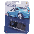 Машинка Abtoys Автосити металлическая без механизмов 1:64 в ассортименте