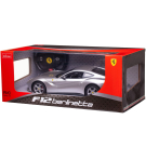 Машина р/у 1:14 Ferrari F12, со световыми эффектами, 2,4G, цвет серябристый, 32.4*16.5*9