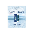 Подарочный набор Clear + REXONA Спорт Коллекция (200+180) мл