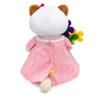 Мягкая игрушка BUDI BASA Кошка Ли-Ли в платье и с букетом 27 см