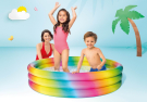 Бассейн надувной детский INTEX Rainbow Ombre Pool (Радужные переливы) от 2-х лет 147смx33см
