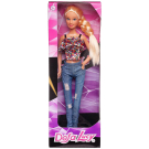 Кукла Defa Lucy Модница в разноцветном топе и джинсах, 29 см