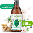 SYNERGETIC Натуральный гель для душа Сандал и ягоды можжевельника биоразлагаемый 380мл