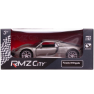 Машина металлическая RMZ City серия 1:32 Porsche 918 Spyder, серебристый цвет, двери открываются