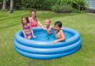 Бассейн надувной детский INTEX "Crystal Blue Pool" 168х41см. (от 3-х лет)