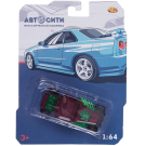 Машинка Abtoys Автосити металлическая без механизмов 1:64 в ассортименте