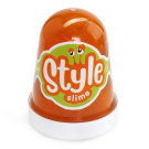 Слайм LORI Style Slime блестящий "Оранжевый с ароматом апельсина", 130мл.