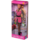 Кукла Defa Lucy "Блестящая коллекция" в серебристом платье и розовом кардигане без рукавов, 29 см