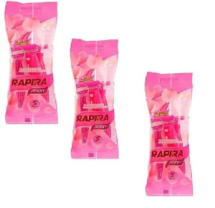 Бритвенный станок Rapira Berry одноразовый 2 лезвия, 3 упаковки по 5 станков