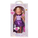 Кукла ABtoys Времена года (в фиолетовом с сиреневой юбкой платье), 30 см