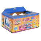 Игровой набор Abtoys Счастливые друзья Модульная комната Кухня с мебелью и фигурками животных, 12 предметов, в коробке
