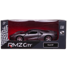 Машинка металлическая Uni-Fortune RMZ City серия 1:32 Ford GT 2019 , инерционная, цвет серый, двери открываются
