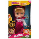 Кукла КАРАПУЗ Маша и Медведь маша 25 см озвученная