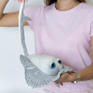 Мягкая игрушка Abtoys В дикой природе. Рыба Скат, 25см