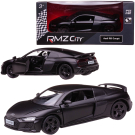 Машина металлическая RMZ City серия 1:32 Audi R8 2019, инерционная, черный матовый цвет, двери открываются