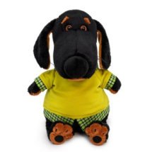 Мягкая игрушка BUDI BASA Собака Ваксон в футболке 25 см