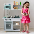 Игровой набор PAREMO Детская деревянная игровая кухня "Грейси Стайл" с 27 аксессуарами