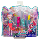Кукла Mattel Enchantimals с 3-мя зверушками в ассортименте 4 вида