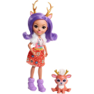 Кукла Mattel Enchantimals с любимой зверюшкой 5 видов Базовая