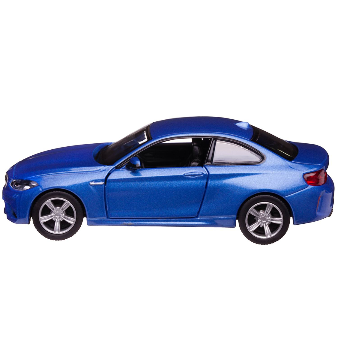 Машинка металлическая Uni-Fortune RMZ City 1:36 BMW M2 COUPE with Strip инерционная, 2 цвета (синий), 11,80х4,90х3,73 см