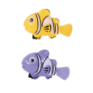 Игрушка для ванной заводная Junfa Рыбки Потеша 2шт (фиолетовая и желтая)