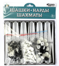 Настольная игра Десятое королевство Шашки-Нарды-Шахматы европодвес