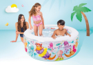 Бассейн надувной детский INTEX "Little Otter Pool" (Аквариум), от 6 лет, 152х56 см