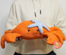Мягкая игрушка Abtoys Knitted Краб вязаный, 45 см