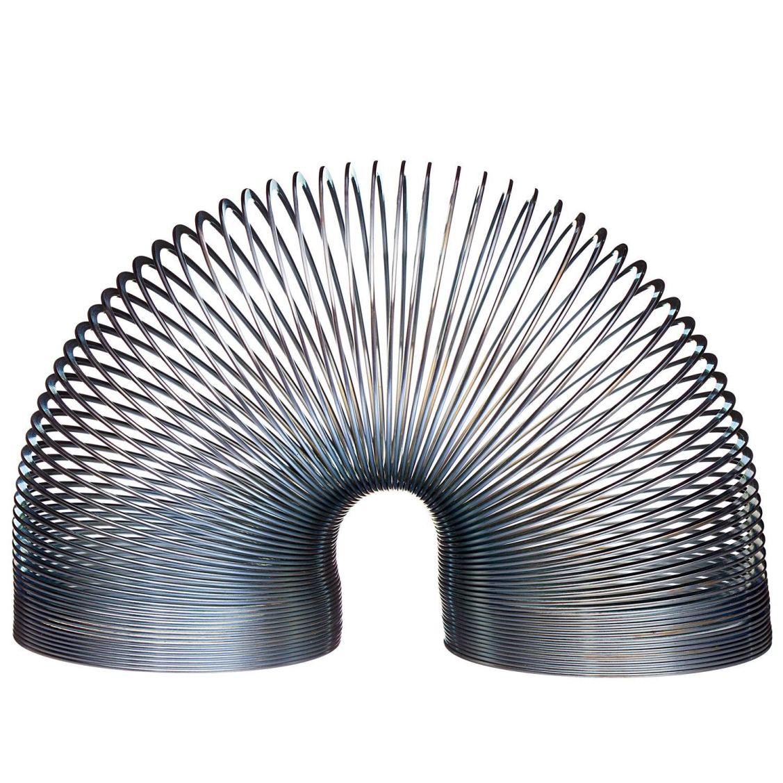 Игрушка-антистресс ABtoys Пружинка металлическая, диаметр 4,6 см, цвет серый