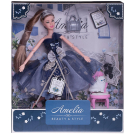 Кукла ABtoys "Вечерний раут" с диадемой в платье с двухслойной юбкой, русые волосы 30см