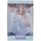 Кукла Junfa Ardana Princess с короной в роскошном голубом платье 2 вида в подарочной коробке 30 см