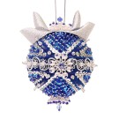 Набор для творчества Волшебная мастерская Новогодний шар из пайеток "Топаз", диаметр 7см