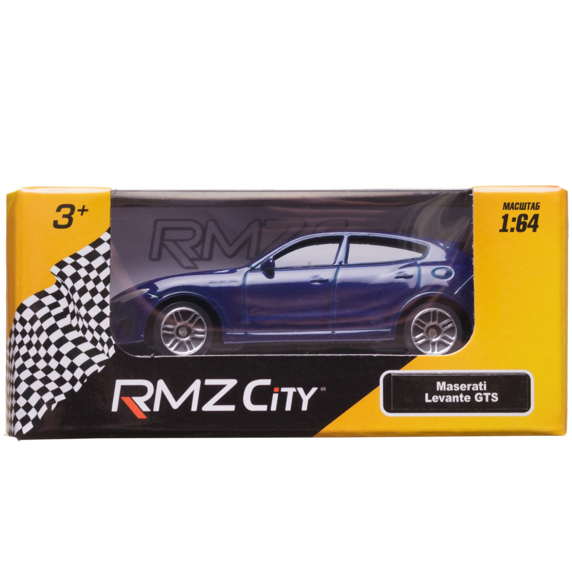 Машинка металлическая Uni-Fortune RMZ City 1:64 Maserati Levante GTS 2019 (цвет синий)