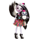 Кукла Mattel Enchantimals с любимой зверюшкой 5 видов Базовая