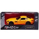 Машинка металлическая Uni-Fortune RMZ City серия 1:32 Mercedes-Benz GT S AMG 2018, цвет желтый, двери открываются