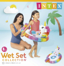 Круг надувной INTEX для малышей с трусами "See-Me Sit Pool Riders"(Зверята-обнимашки), 3-4 года, 3 вида, 77х58см