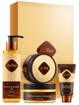 ZEITUN Набор SPA-ритуал восстановления:масло д/душа,скраб д/тела,крем д/тела,крем д/рук