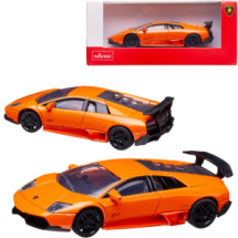 Машина металлическая 1:43 Murcielago LP 670-4 SV, цвет оранжевый