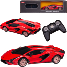 Машина р/у 1:24 Lamborghini Sian красный, 2,4 G.