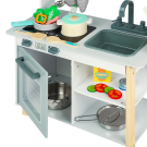 Игровой набор PAREMO Детская деревянная игровая кухня "Грейси Стайл" с 27 аксессуарами