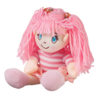 Кукла ABtoys Мягкое сердце, мягконабивная в розовом платье, 20 см.