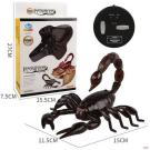 Интерактивная игрушка Junfa Скорпион коричневый, р/у, световые эффекты, 16х13х7см