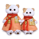 Мягкая игрушка BUDI BASA Кошка Ли-Ли в платье с шарфом 24 см