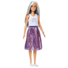 Кукла Mattel Barbie из серии Игра с модой Блондинка с синими прядями