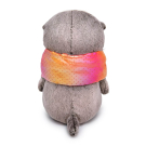 Мягкая игрушка BUDI BASA Кот Басик BABY в дутом шарфе 20 см