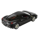 Машина р/у 1:14 Ferrari 488 GTB, цвет черный матовый, светящиеся фары 32,7*16,2*8,8 см
