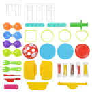 Набор "Сладости", масса для лепки, 5 упаковок разных цветов в наборе с игровым полем и тематическими аксессуарами, в чемоданчике, 41 предмет
