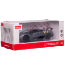 Машина металлическая 1:24 scale Lamborghini Murcielago LP670-4 SV Superveloce China Limited Edition, цвет серый, двери и багажник открываются